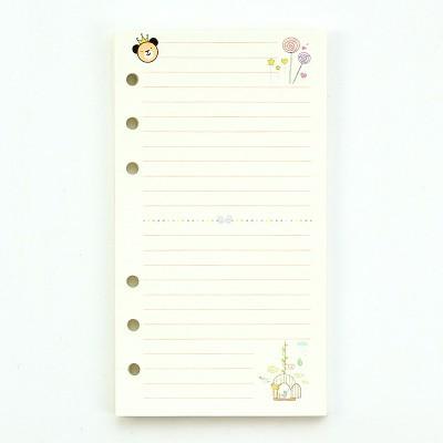 A5 A6 A7 Transparent Loose Leaf Binder Loose Strap Loose Leaf Inner Core Note Book Journal Planner Office Supplies