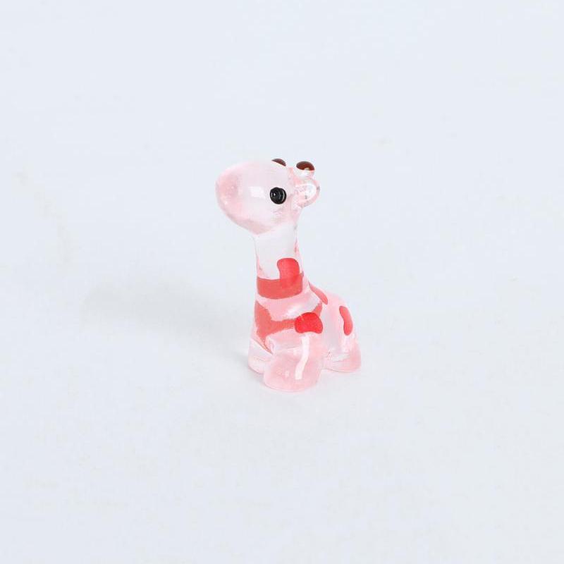 10Pcs Mini Luminous Giraffe Miniatures, Cute Animal Figures For Micro Landscaping Diy Home Decor Models Craft Fairy Ornaments