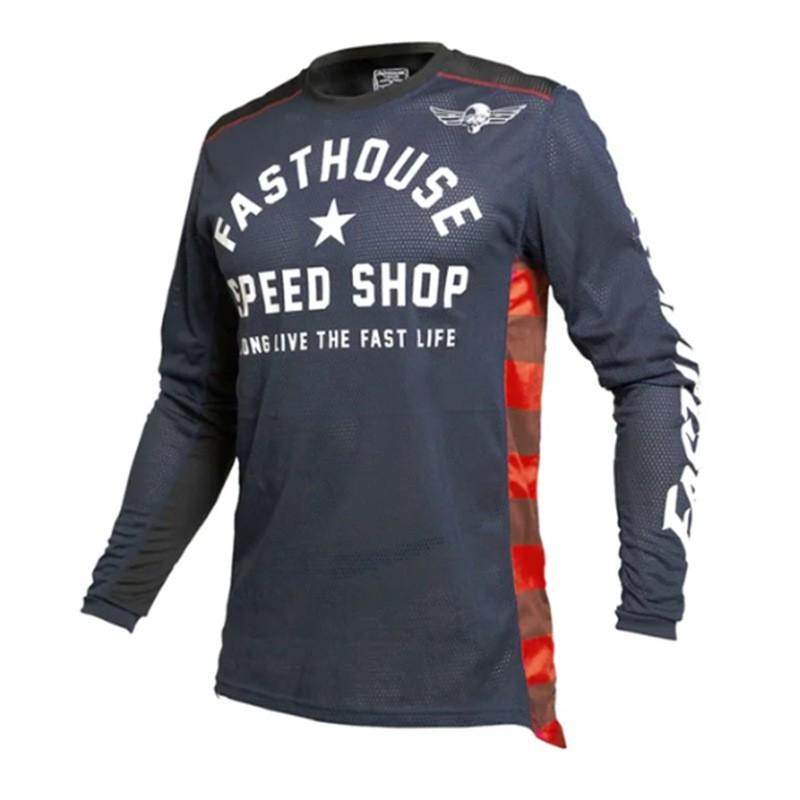 

FASTHOUSE Outdoor Cross-Country Motorcycle Riding Speed-Dry Long-Sleeves T-Shirt Mountain Biking Downhill Suit XXXL