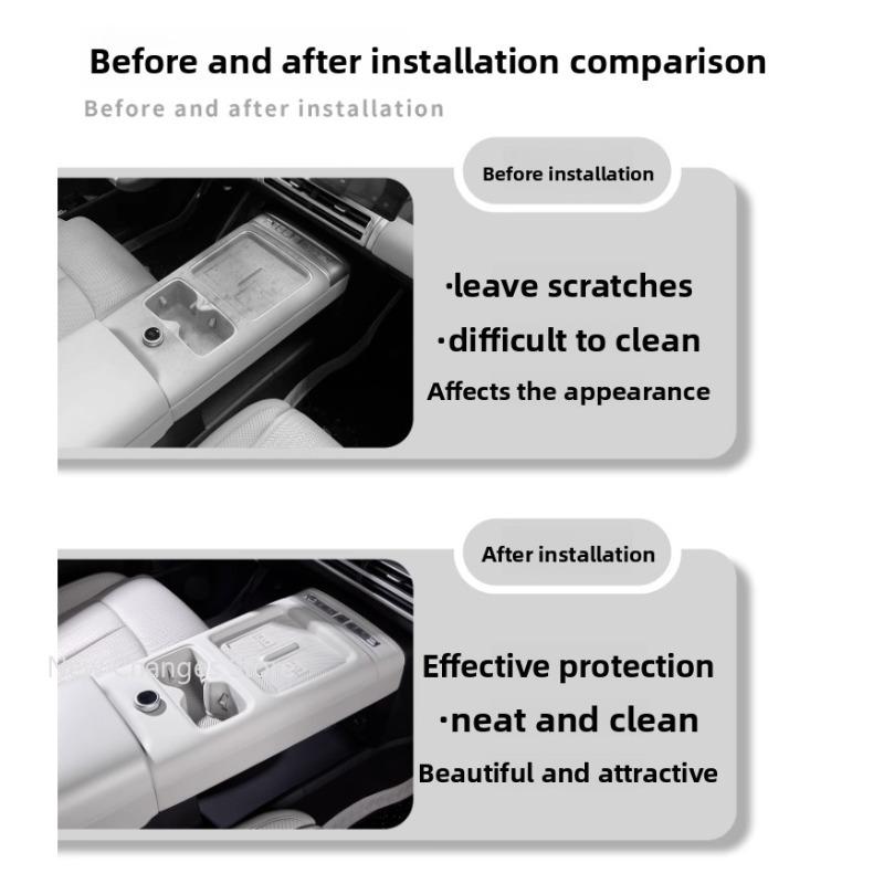 For BYD Ti 7 2025-2026 Car Center Control Panel Silicone Protective Full Coverage Upgrade Parts
