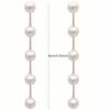 1 Pair, Elegant and Exquisite Tassel Artificial Pearl Decorated Women's Earrings, Daily Party Accessories