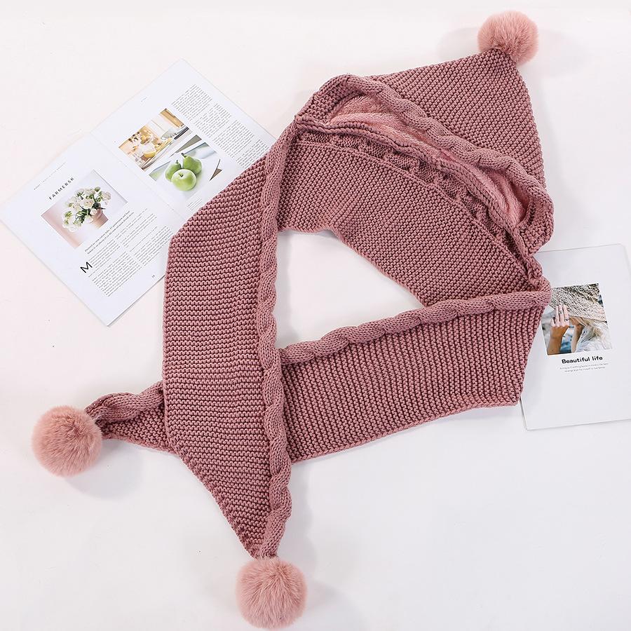 Seturi de Fular și Căciulă de Iarnă Căciulă Caldă Căciulă Tricotată la Modă Dama Femei Înfășurători de Iarnă Set Gros de Căciulă și Fular Decor cu Ciucure