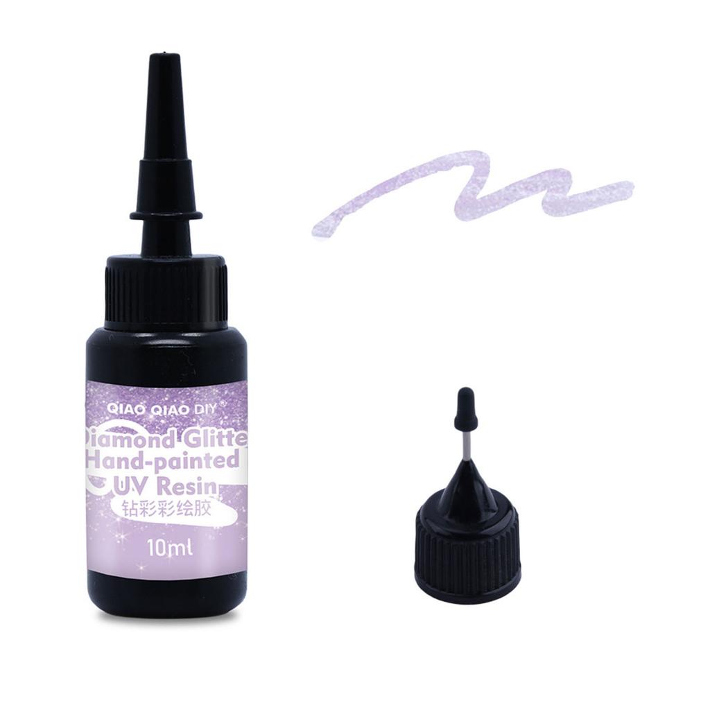 UV Epoxy Resin Paint Color Glue DIY Hand-Painted Beads Pigment Quick Drying Jewelry Making Gel Resin Dye Easy To Use