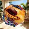 NBA Print Automatic Open Close Umbrella, Portable Foldable Umbrella, for Outdoor Commute Camping Trip, Ideal Birthday Gift
