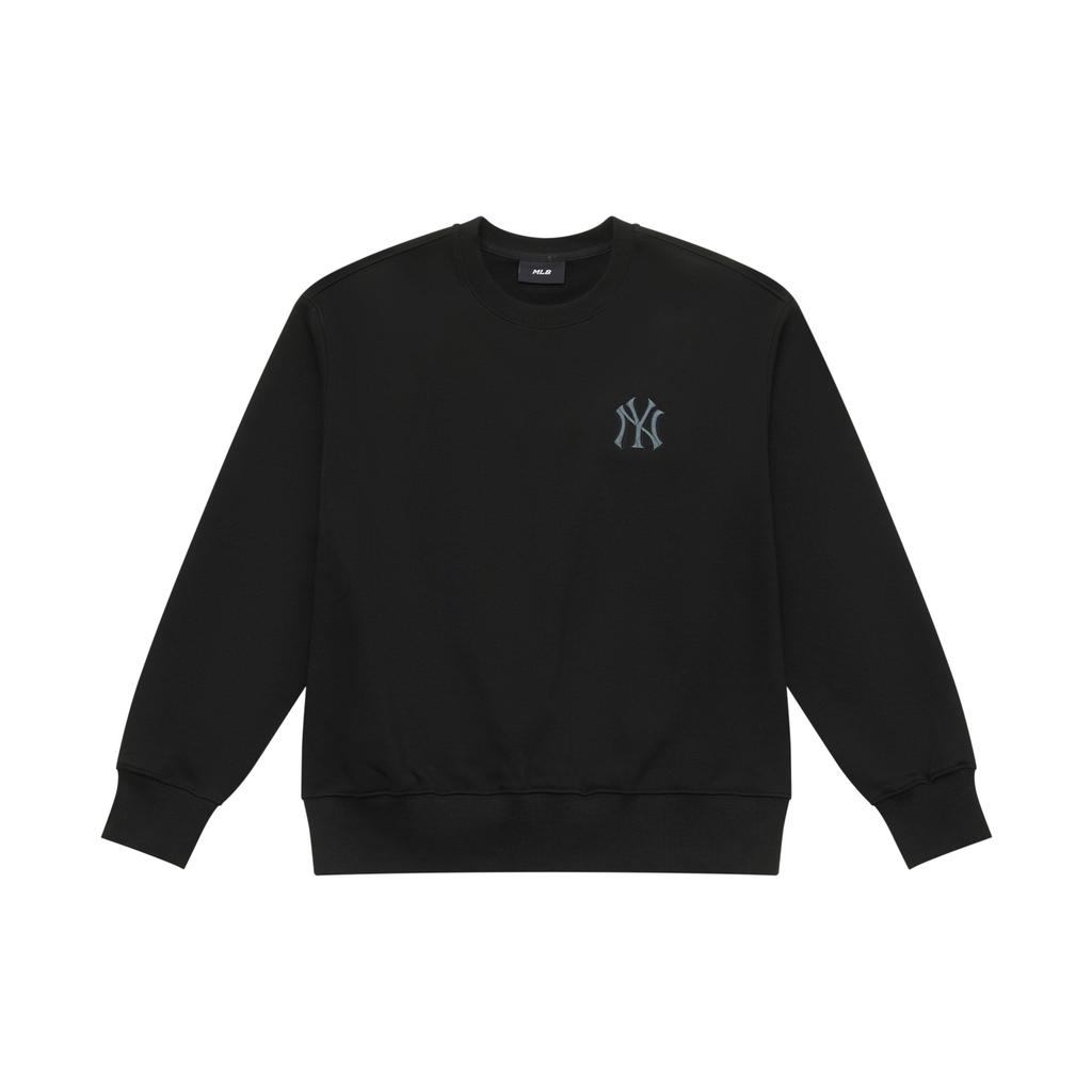 New MLB MONOGRAM Collection New York Yankees FW25 Sweatshirt Unisex Black 3AMTM0654-50BKS