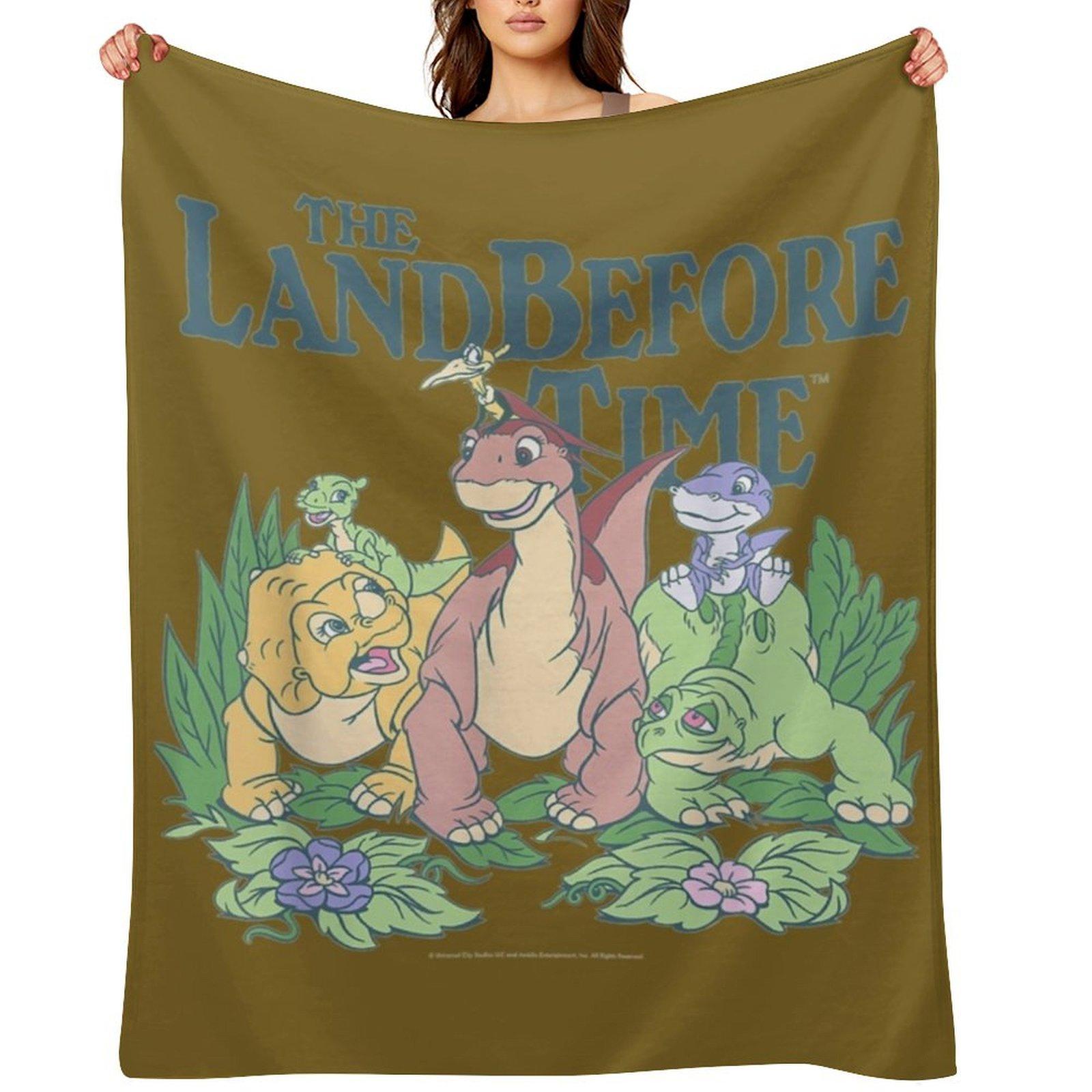 Land Before Time Pastel Dinosaur Friends Throw Blanket Furrys Warm Luxury Throw christmas gifts Blankets 30x40in