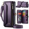 Leather Crossbody Case with Card Holder for iPhone 16/17 Pro Max