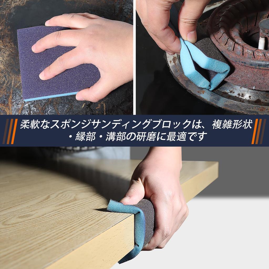 75mm Sandpaper Set with and Includes Polishing Pads and Sponges Compatible with Hex Power Screwdrivers and Small Power Sanding Discs for Wood and