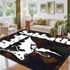 Led Zeppelin Design Crystal Velvet Rug Soft Decorative Mat for Bedroom Entrance