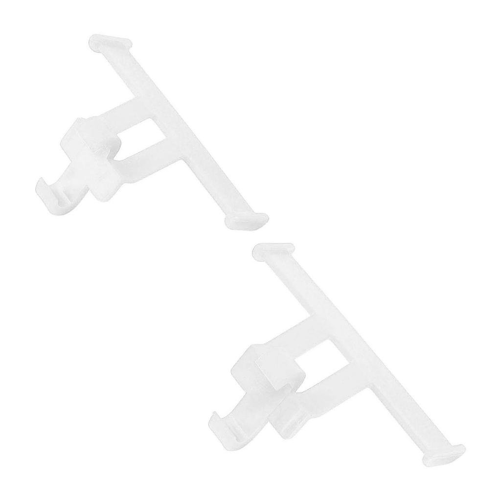 1 Paar Clogs Schuhe Schwanzflügel Dekor ABS Hausschuhe Schwanzflosse Dekoration Anhänger Ornament Weiß