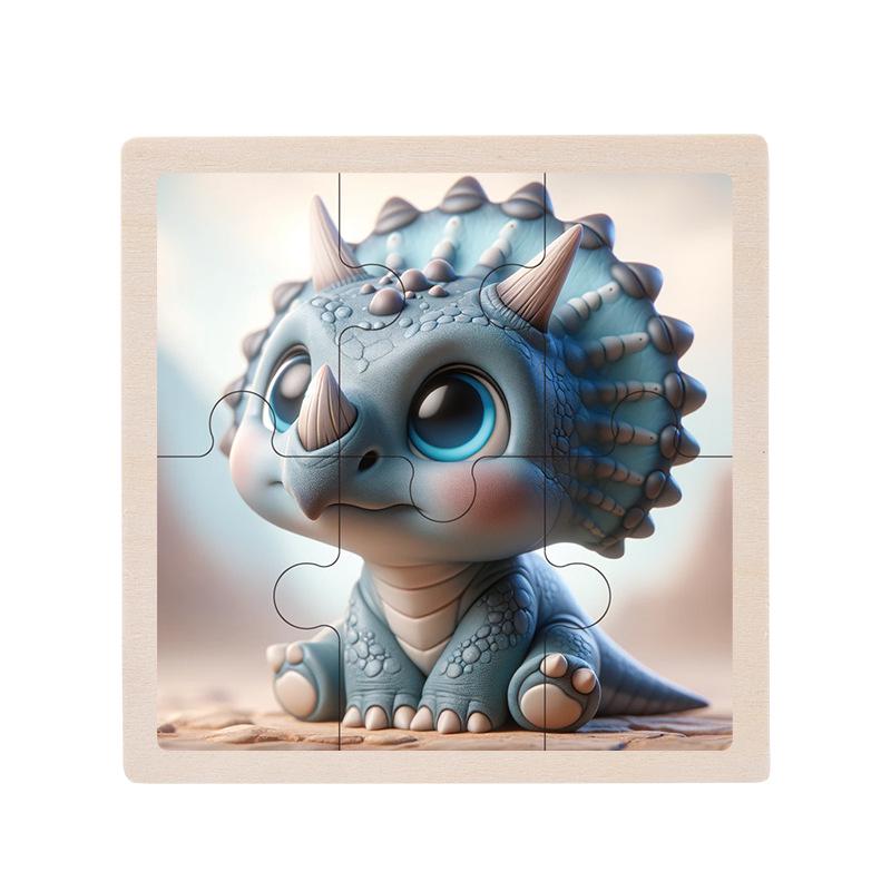 Wooden Educational Jigsaw Puzzle for Toddlers, Ages 1-5