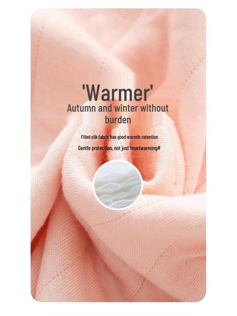 Baby Thermopajama-Set aus Baumwolle mit hohem Bund und knochenlosem Design