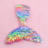Colorful Mermaid Sequin Hair and Clothing Accessories in Box Packaging
