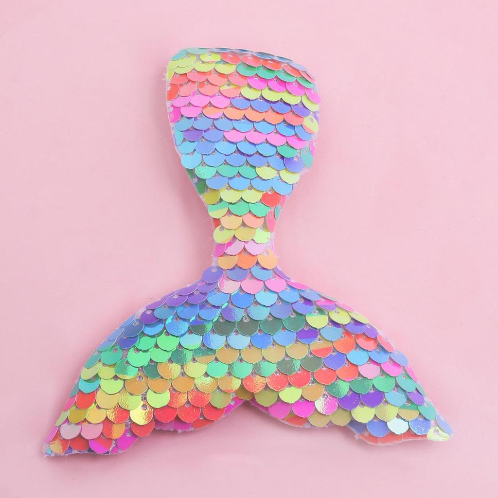 Colorful Mermaid Sequin Hair and Clothing Accessories in Box Packaging