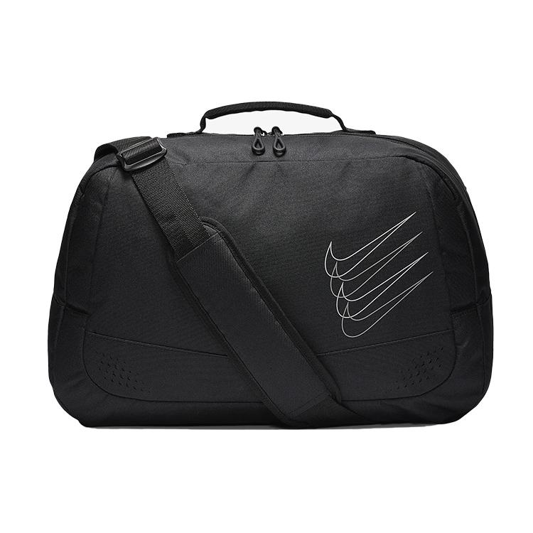 

New Nike Polyester Travel Bag Unisex Black/White/Gold CN0211-072 43.9*19.1*27.9CM