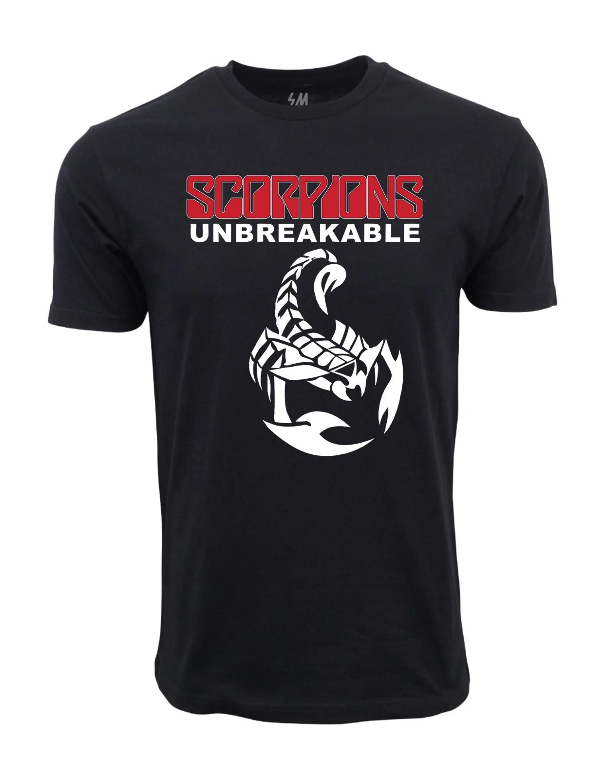 Unisex Adult Casual Graphic Scorpions breakable Graphic T shirt T-S... XXXL