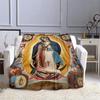 Jesus and The Virgin Mary Print Blanket Faith Religious Blanket Soft Warm Throw Blanket Sofa Bedding Birthday Gifts Blanket