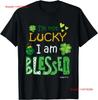 Christian Jesus St Patricks Day Im Not Lucky Blessed T Shirt Vintage Designer Clothes Versatile Casual Soft