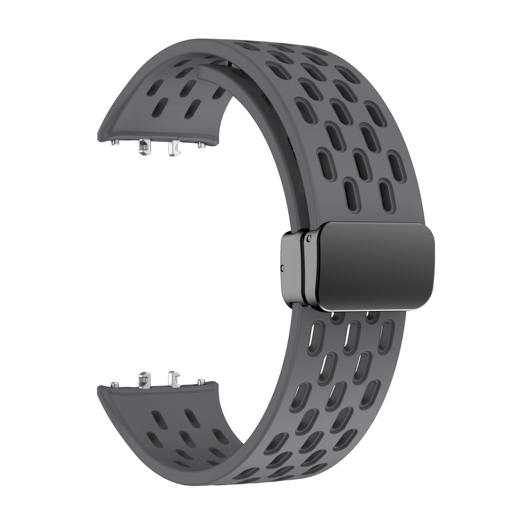 Silikonarmband für Samsung Galaxy fit3 Sportarmband Magnetverschluss Armband für galaxyfit 3 Smartwatch Armband Zubehör