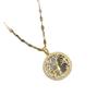 Titanium Steel Zirconia Tree of Life Necklace Pendant - Elegant European/American Design for Women