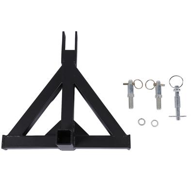 3 Point Trailer Hitch 2 Receiver Quick Hitch 3000lbs Traction Force Heavy Duty Steel Tractor Drawbar Hitch Adapter For
