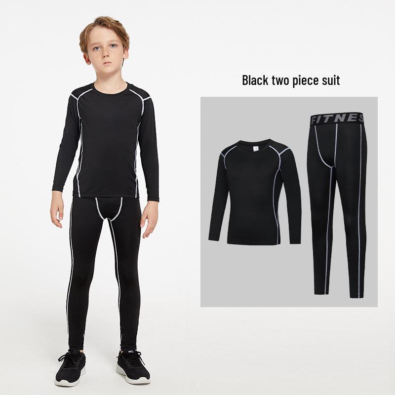 Unisex Quick-Dry Sports Set: Basketball, Football, Fitness, Running, Yoga - Men's/Women's/Children's Autumn & Winter Training Gear