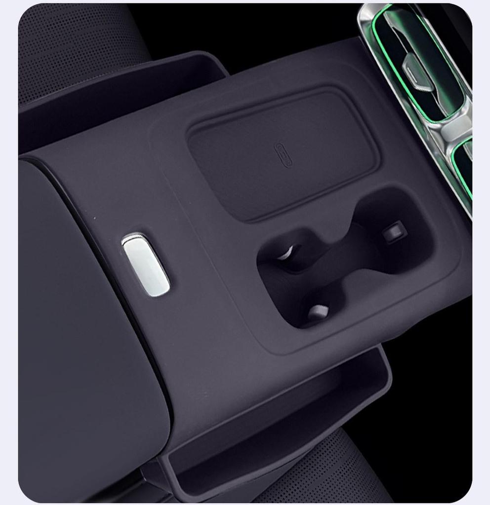 Anti-Slip Silicone Pad for Leapmotor C10 Console - Wireless Charging, Protective Sticker, Cup Holder Cover