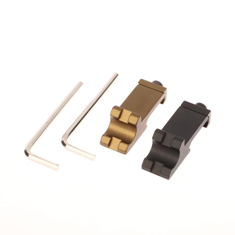 45 Degree Inclined Rail Flashlight Dd/Pro/Kac Machine Sight Side Rail Adapter 20Mm Aluminum Alloy