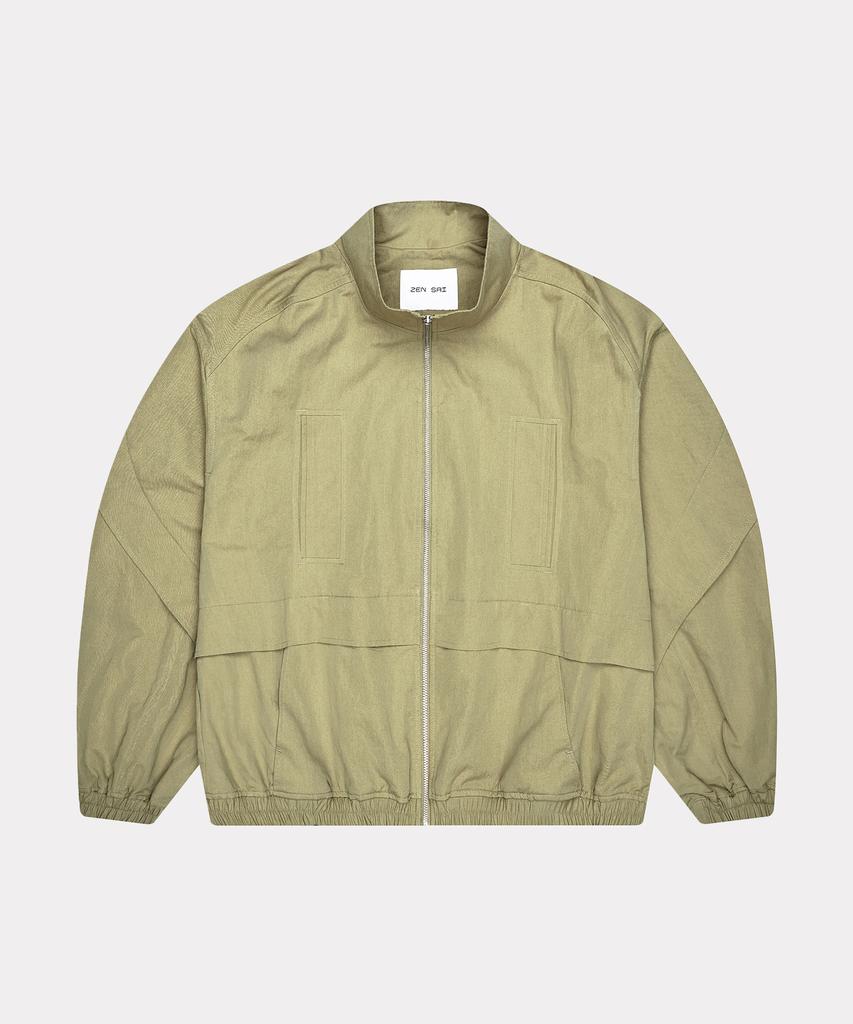 Zensai Layered High-Neck Jumper Beige