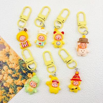 Cartoon Star Man Keychain Pendant - Cute Bag Charm & Student Backpack Accessory, Perfect Bestie Gift