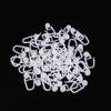 50Pcs Curtain Hanging Ring Track Hooks Universal Bed Window Shades Roller Hangers Blind Sliding Curtain Hooks Accessories