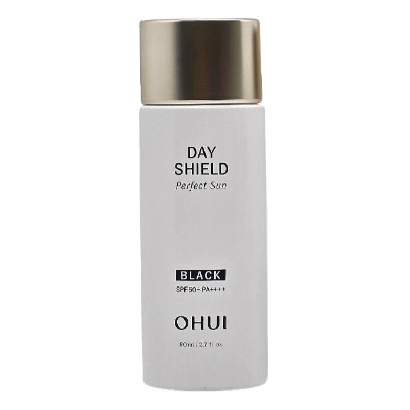 

OHUI Day Shield Perfect Sun Black 80 мл SPF50+ PA++++ – Ежедневная защита от УФ-лучей, Легкий солнцезащитный крем, Уход на солнце для улицы для гладкого финиша 80ml