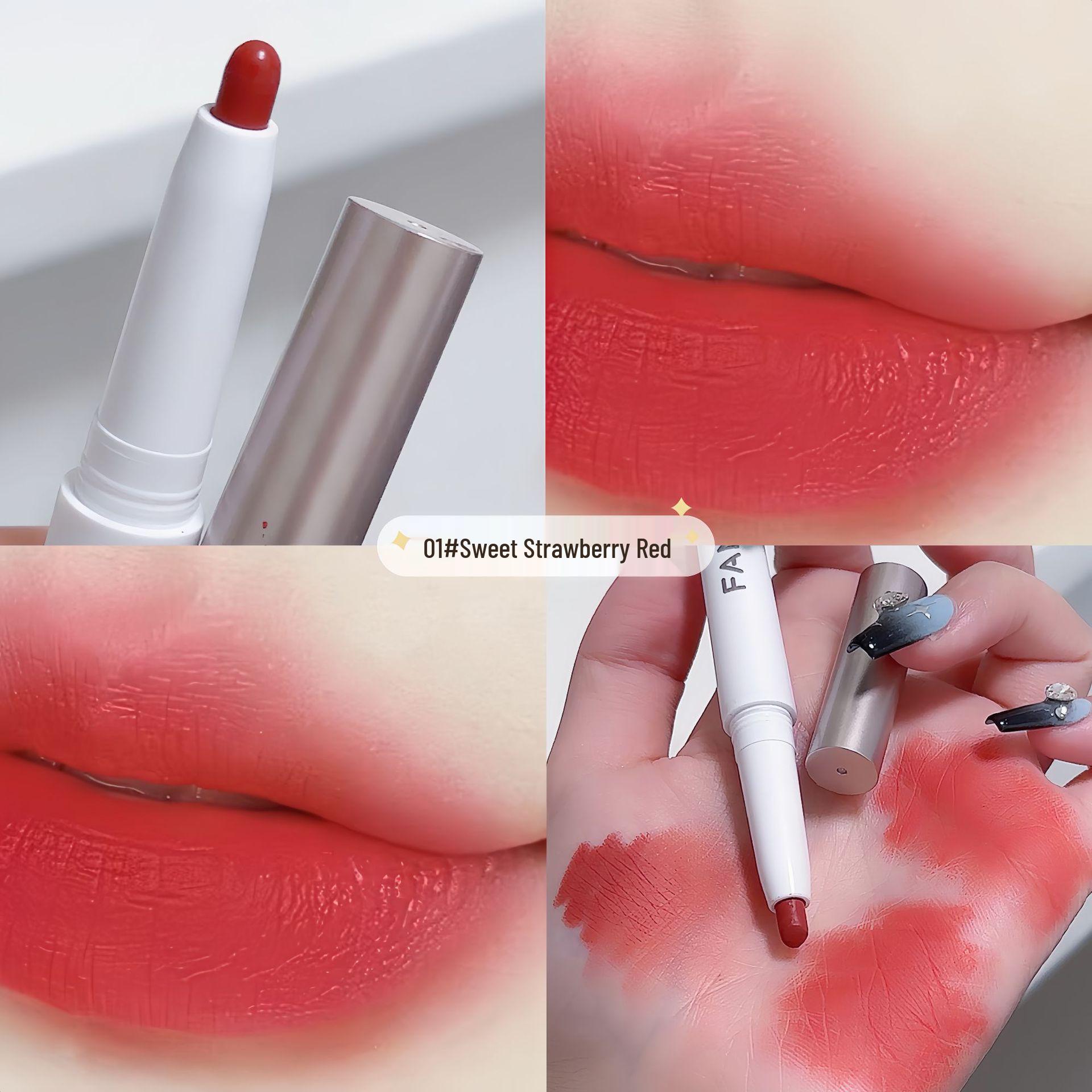 

Moisturizing Color-Changing Matte Lipstick Pen with Long-Lasting Velvet Finish 500mg