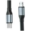 Kabel 3Mk Hyper Cable N-Series Usb-C Do  Micro Usb 3M Qc 3.0 5V/2A 10W Czarny