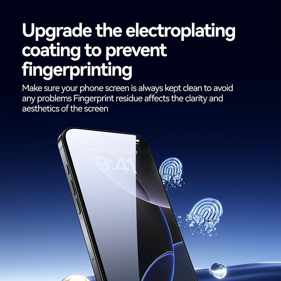 3pcs Magic Box Dust Proof Clear Tempered Glass For iPhone 17 Pro Max Air 16 Pro Max 15 Pro Max 14 13 12 Pro Max Plus 16e Screen Protector