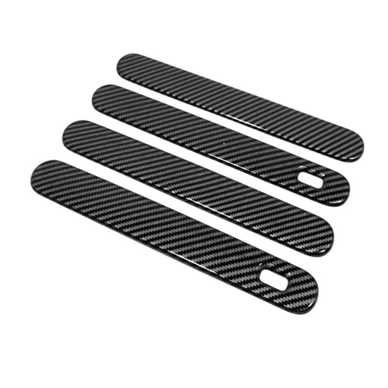 For Changan UNIV UNI-V -2024  ABS Black Door Handle Bowl Cover Cup Cavity Trim Ert Catch Molding Garnish Car Accessories