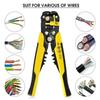 Crimper Cable Cutter Automatic Wire Stripper Multi Functional Rapid String Plers Crimping Pliers Terminal 0.2-6.0mm²
