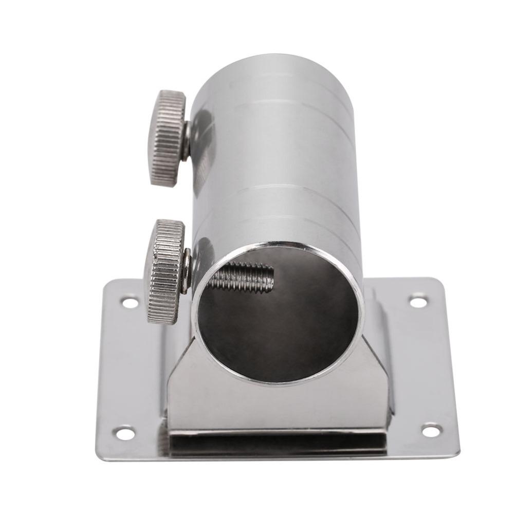 Stainless Steel Fishing Umbrella Stand Adjustable Umbrella Stand Base  Outdoor Use