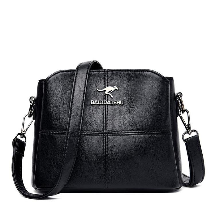 Women's simple style commuter versatile shoulder messenger bag