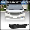 Bumper Support Bracket, Right Side Front Bumper Retainer Bracket Hold Mount No.525350R020 for Toyota RAV4 2006-2012 ABS Plastic Black, 1 Pc