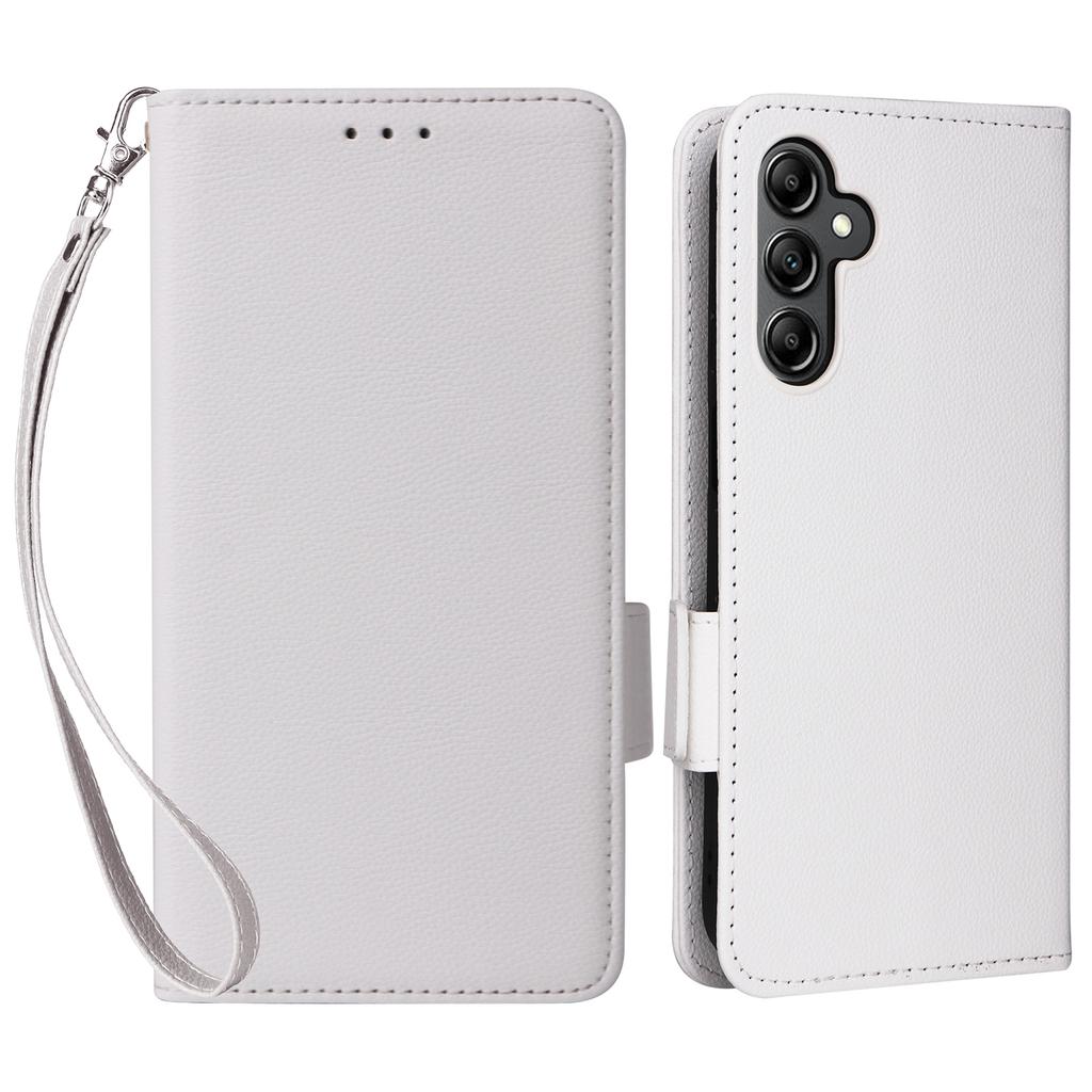 For Samsung Galaxy A15 4G/5G Wallet Case PU Leather Litchi Texture Phone Stand Cover