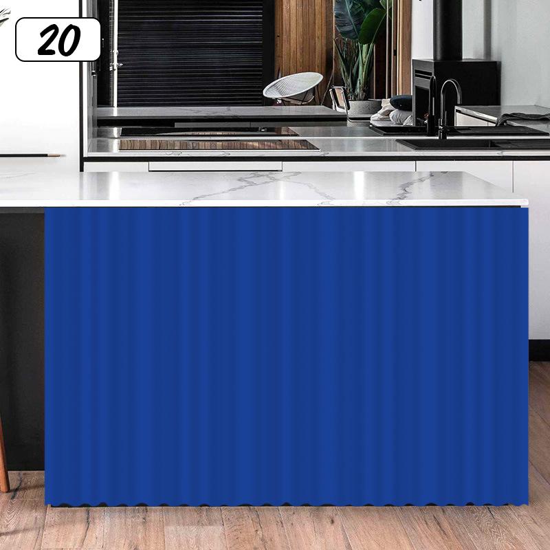 

Solid Color Cabinet Curtain Kitchen Shelf Curtains Decorative Cabinet Door Curtain Window Curtain Cupboard Door Cover Home Decor 50X70cm