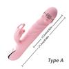 Heating Telescopic Vibrator with Tongue Licking 20+20 Speeds Vaginal Massager Clitoris Lick Stimulation Dildo Sex Toys for Women