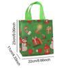 Christmas Gift Bags 4PCS Mixed Styles Non-wove Christmas Gift Packaging Tote Bags Santa Snowman Decoration Party Accessories ZYF