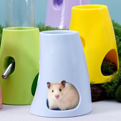 Kreativer Hamsterunterschlupf, Mehrzweck-Wasserkocherhalterung, Kugel-Wasserspenderbasis, empfindlicher Wasserflaschenhalter, Halter für Heimtierbedarf