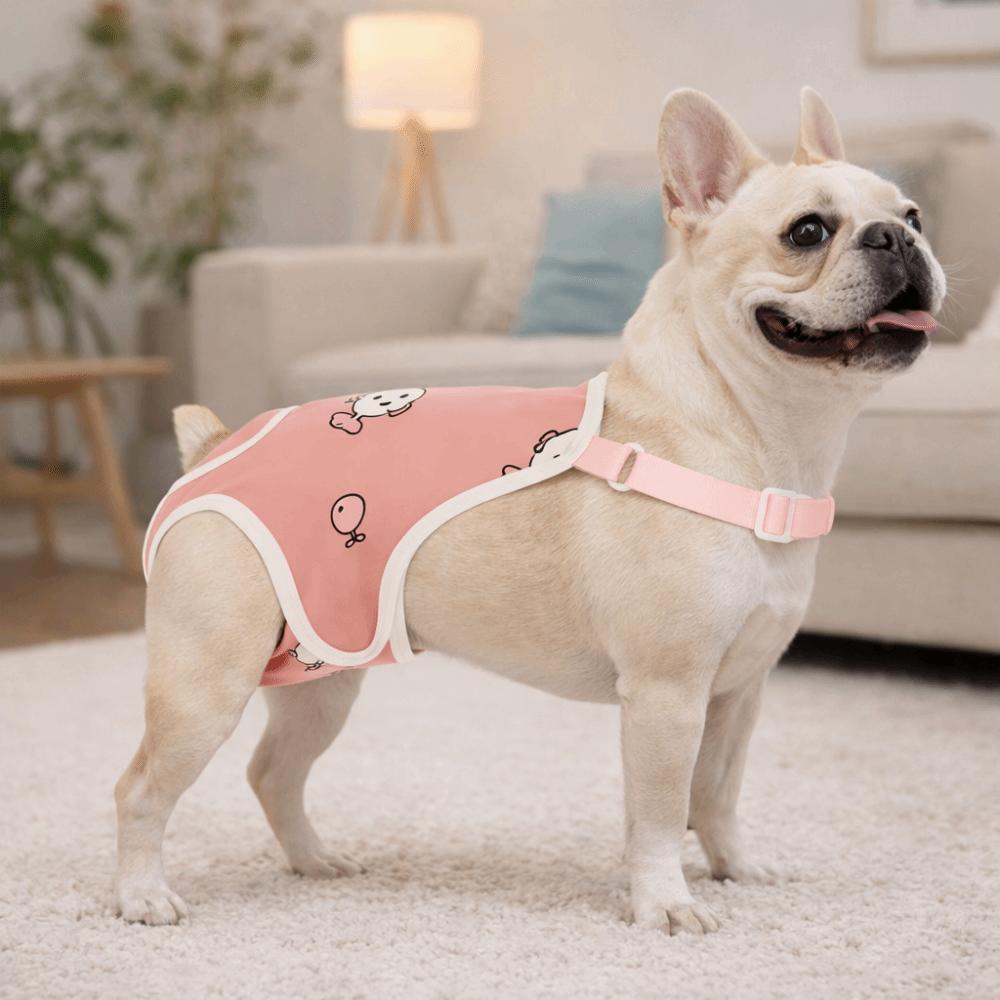 Comfortable Adjustable Dog Physiological Pants Shoulder Straps Leak Proof Dog Diapers Washable Pet Underwear Incontinence