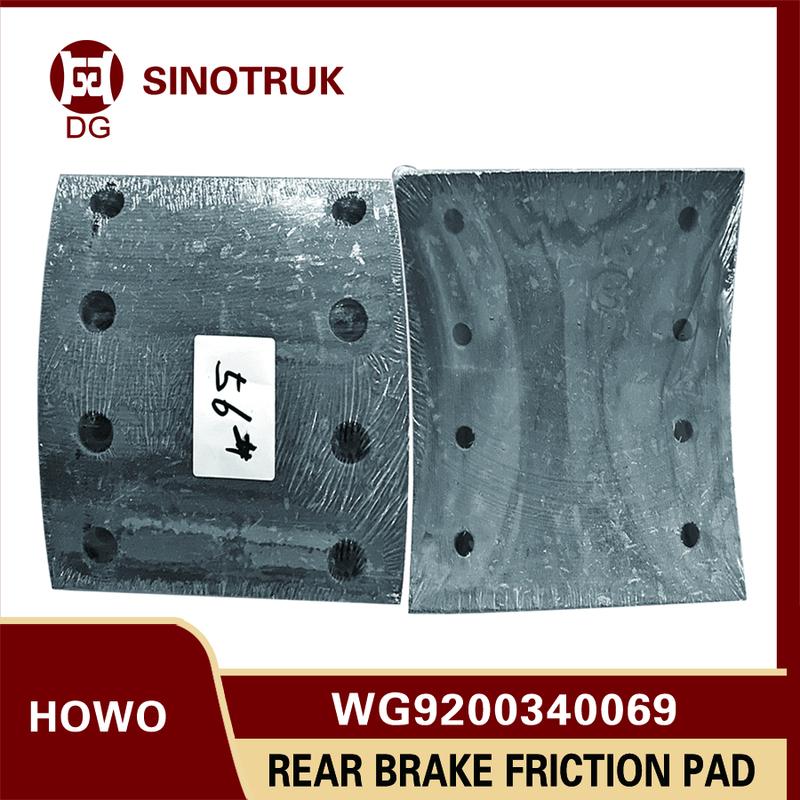 HOWO Rear Axle Spare Parts Wg9200340069 Brake Shoe