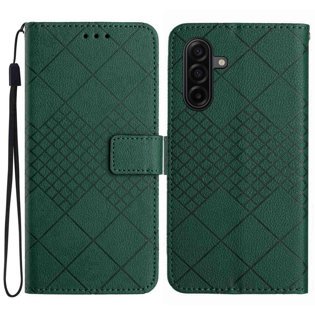 For Samsung Galaxy A57 5G Case Wallet Imprint PU Leather Flip Folio Phone Cover