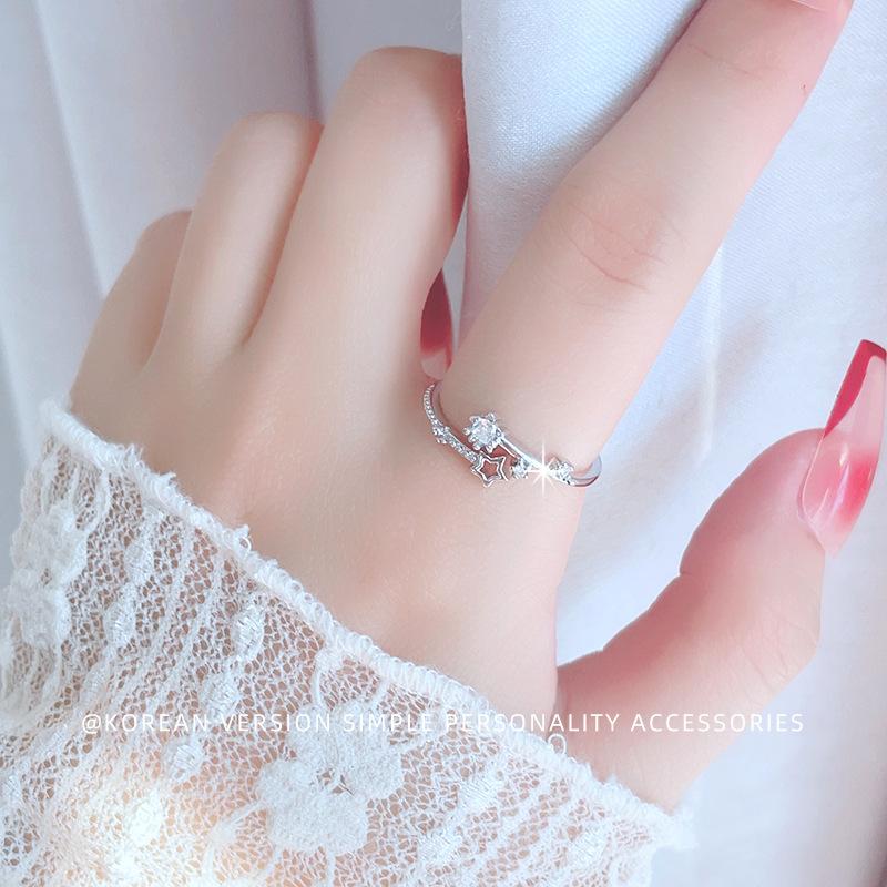Sliver Rings Shining Classics Zircon For Women Wedding Engagement Copper Jewelry Fashion Luxury Gift High Quality