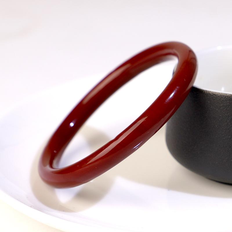 New chinese style glass antique bracelet - women's light luxury jewelry - gift accessory 8mm